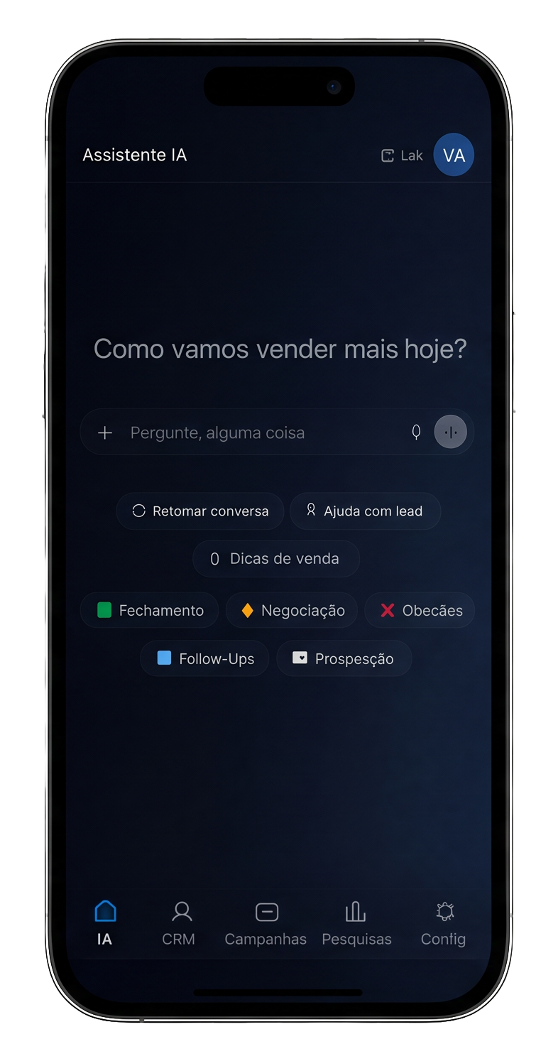 Vendas Mais — inteligência comercial no celular